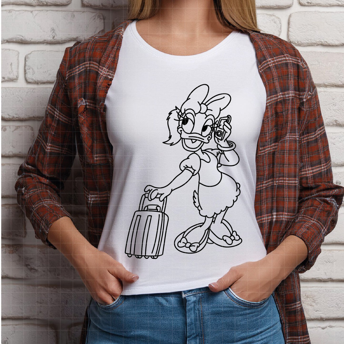 COD3677 - Daisy svg, Disney svg, disneyland t shirt svg, Disney svg