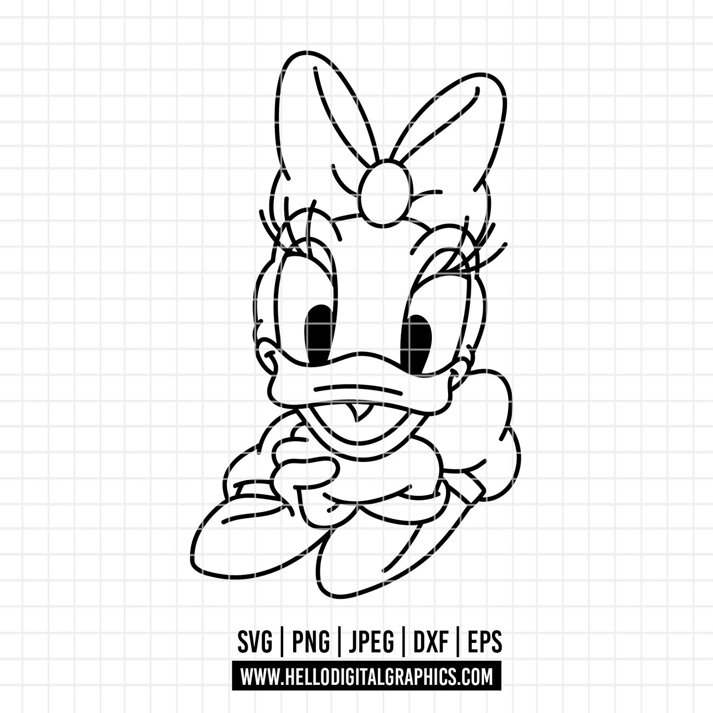 COD3678 - Daisy svg, Disney svg, disneyland t shirt svg, Disney svg