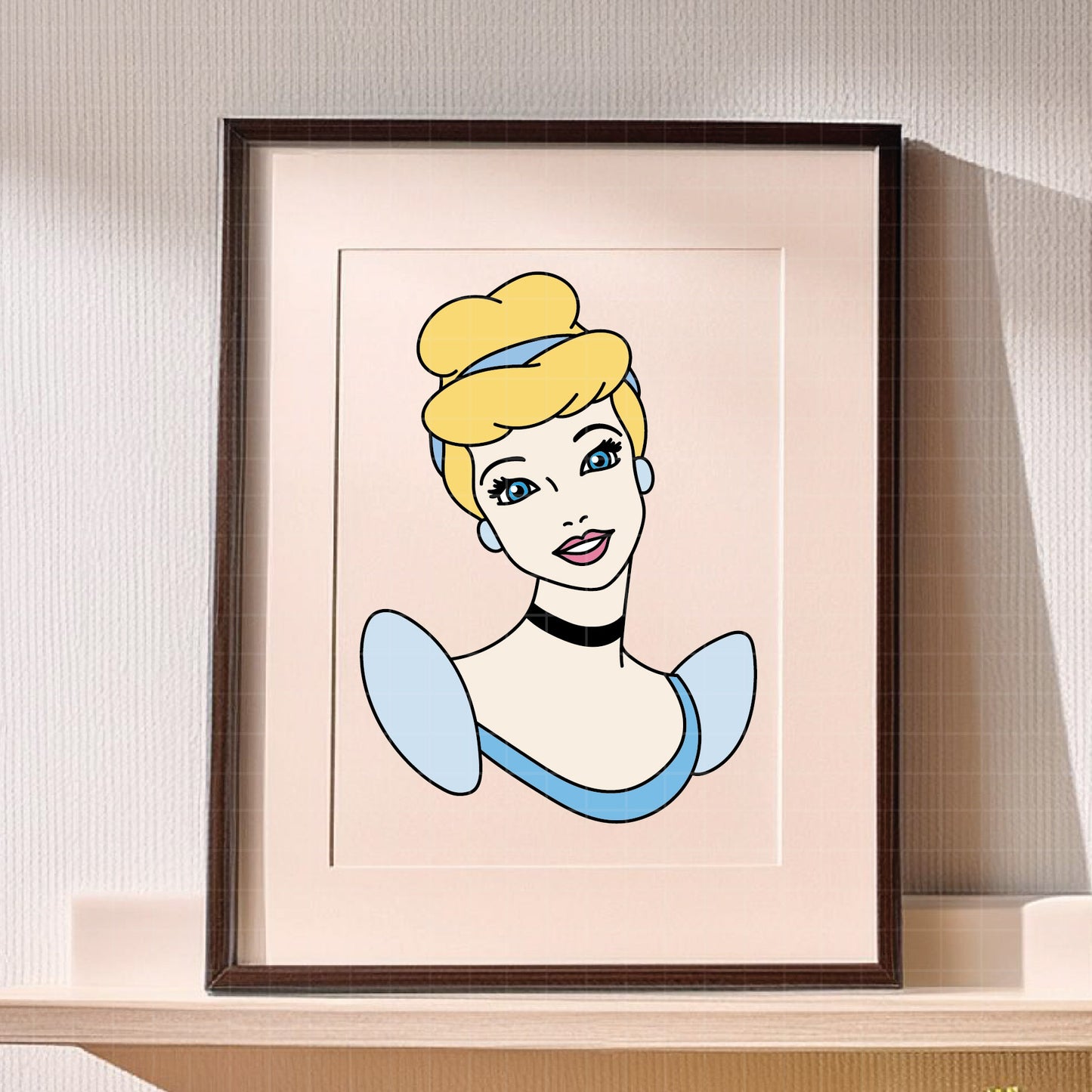 COD3684 - Cinderella svg, Princess svg, Princess for Cricut Silhouette, disney svg