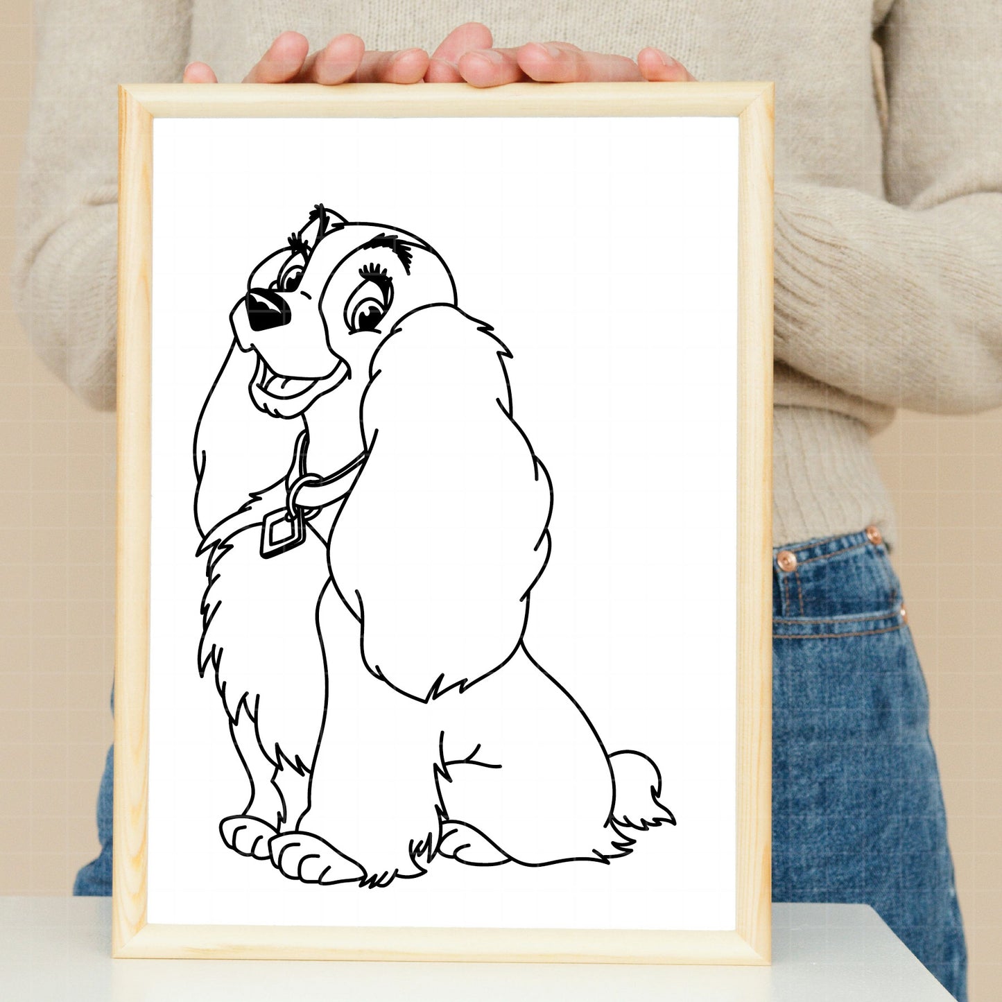 COD3686 - Lady and the Tramp - Digital Download, Instant Download, svg, dxf, eps & png