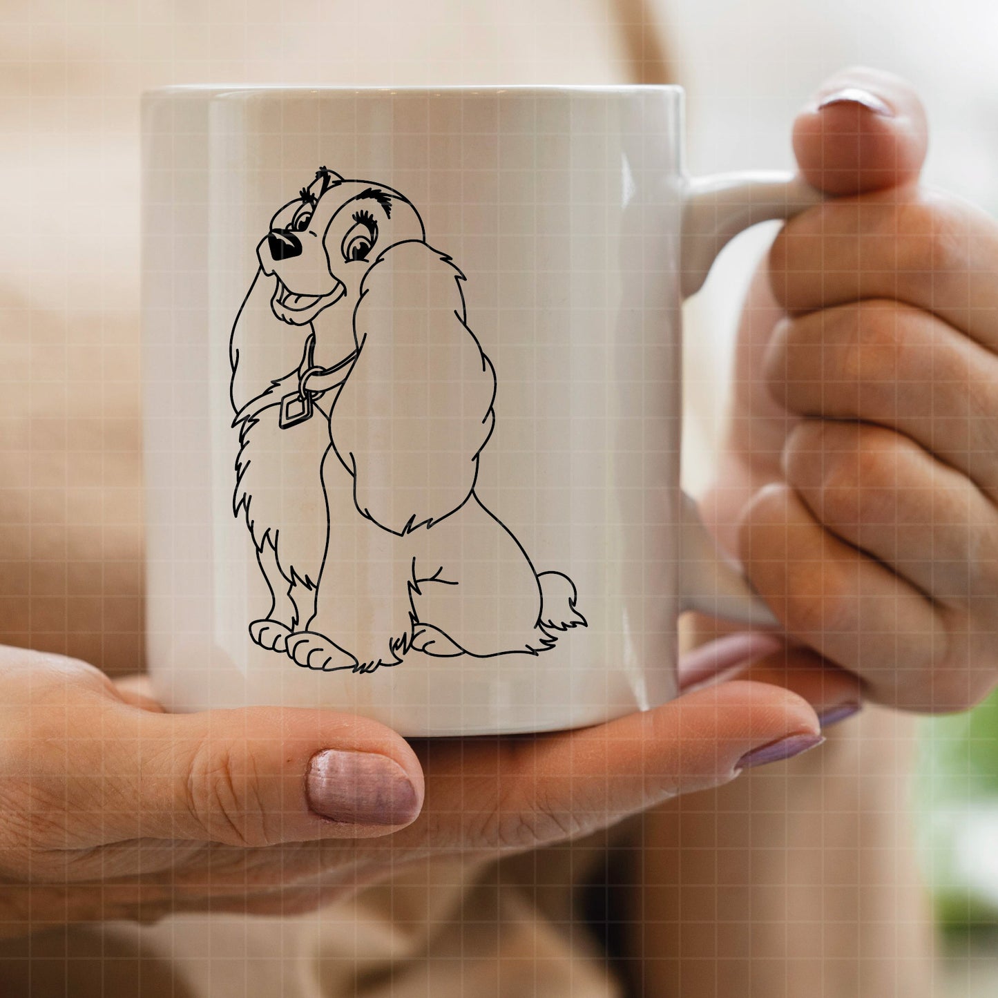 COD3686 - Lady and the Tramp - Digital Download, Instant Download, svg, dxf, eps & png