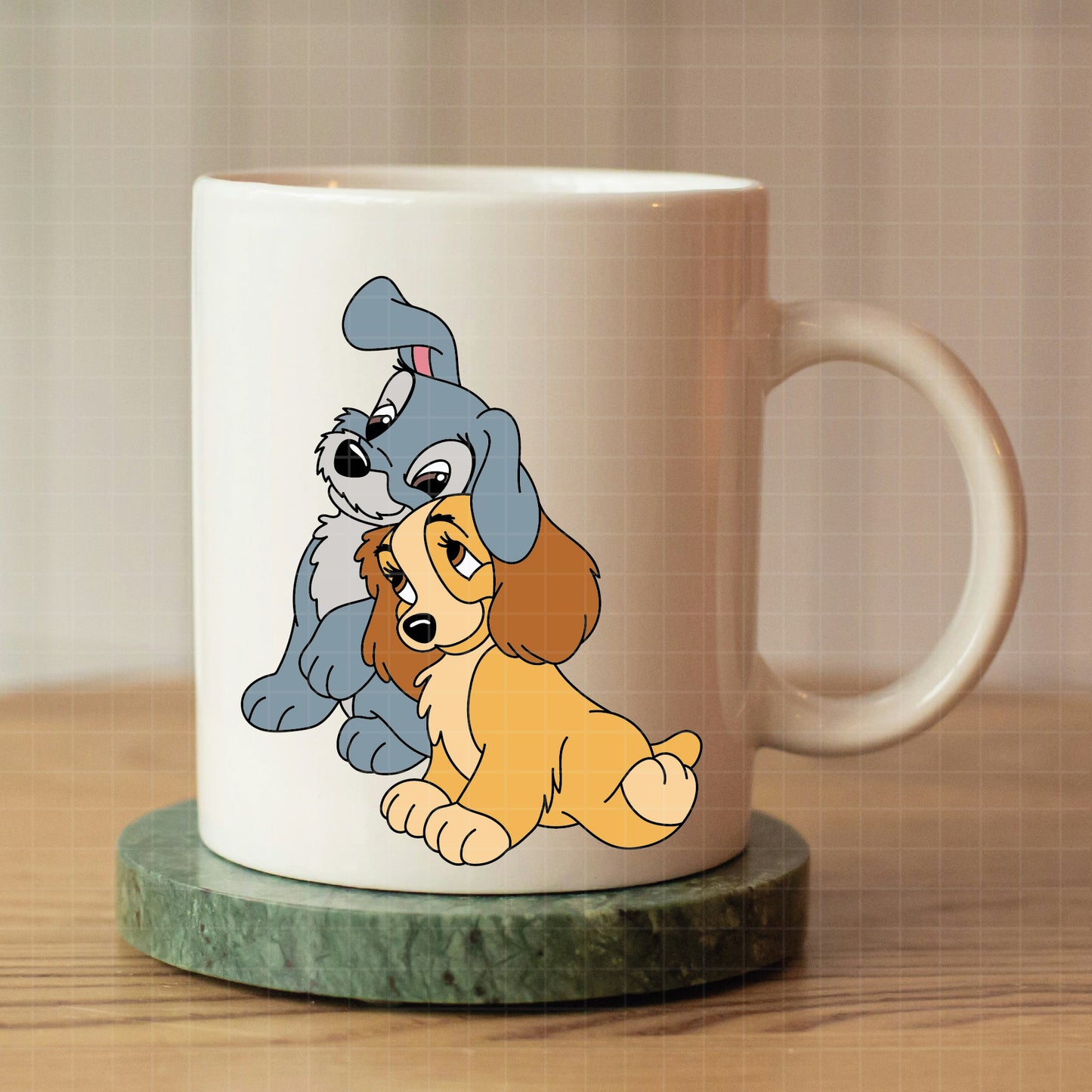 COD3690 - Lady and the Tramp - Digital Download, Instant Download, svg, dxf, eps & png