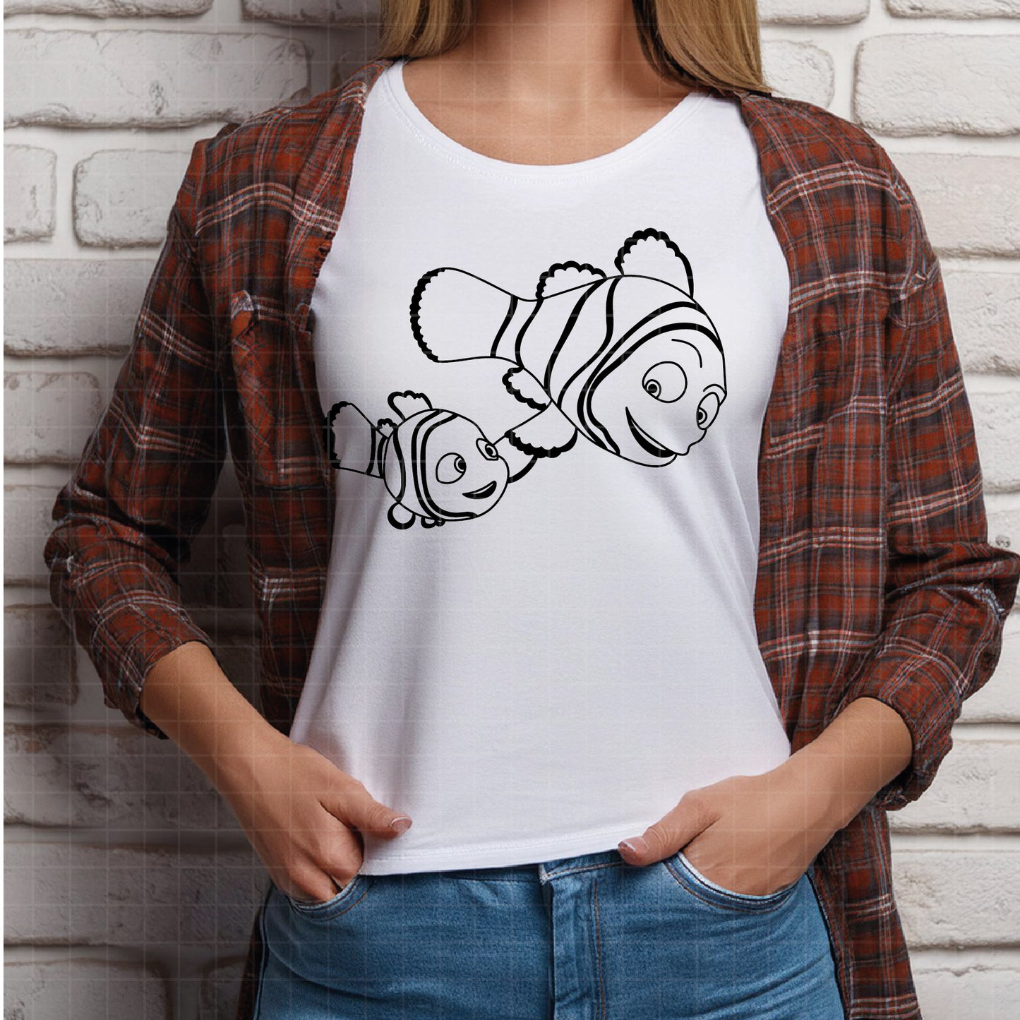 COD3692 - Finding nemo svg, Nemo shirt, disney finding Nemo svg, custom finding nemo seagulls, Disneyworld shirts