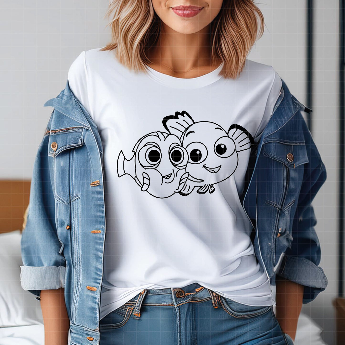 COD3694 - Finding nemo svg, Nemo shirt, disney finding Nemo svg, custom finding nemo seagulls, Disneyworld shirts