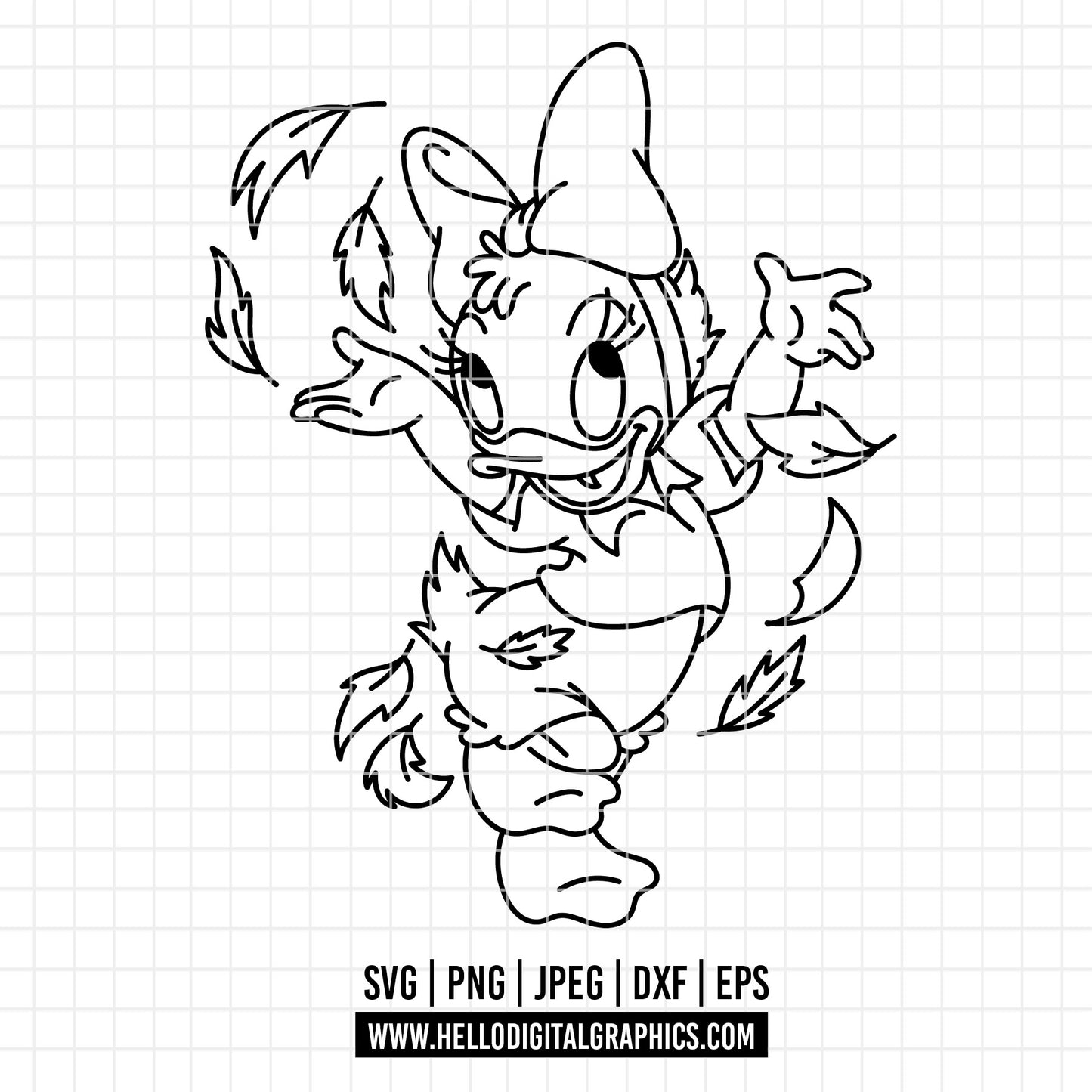 COD3699 - Daisy and donald svg, Disney svg, disneyland t shirt svg, Disney svg