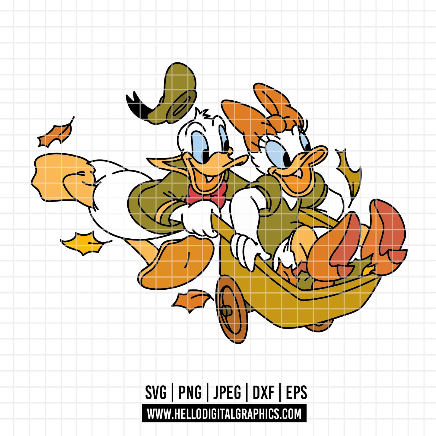 COD3700 - Daisy and donald svg, Disney svg, disneyland t shirt svg, Disney svg