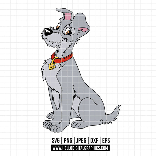 COD3703 - Lady and the Tramp - Digital Download, Instant Download, svg, dxf, eps & png