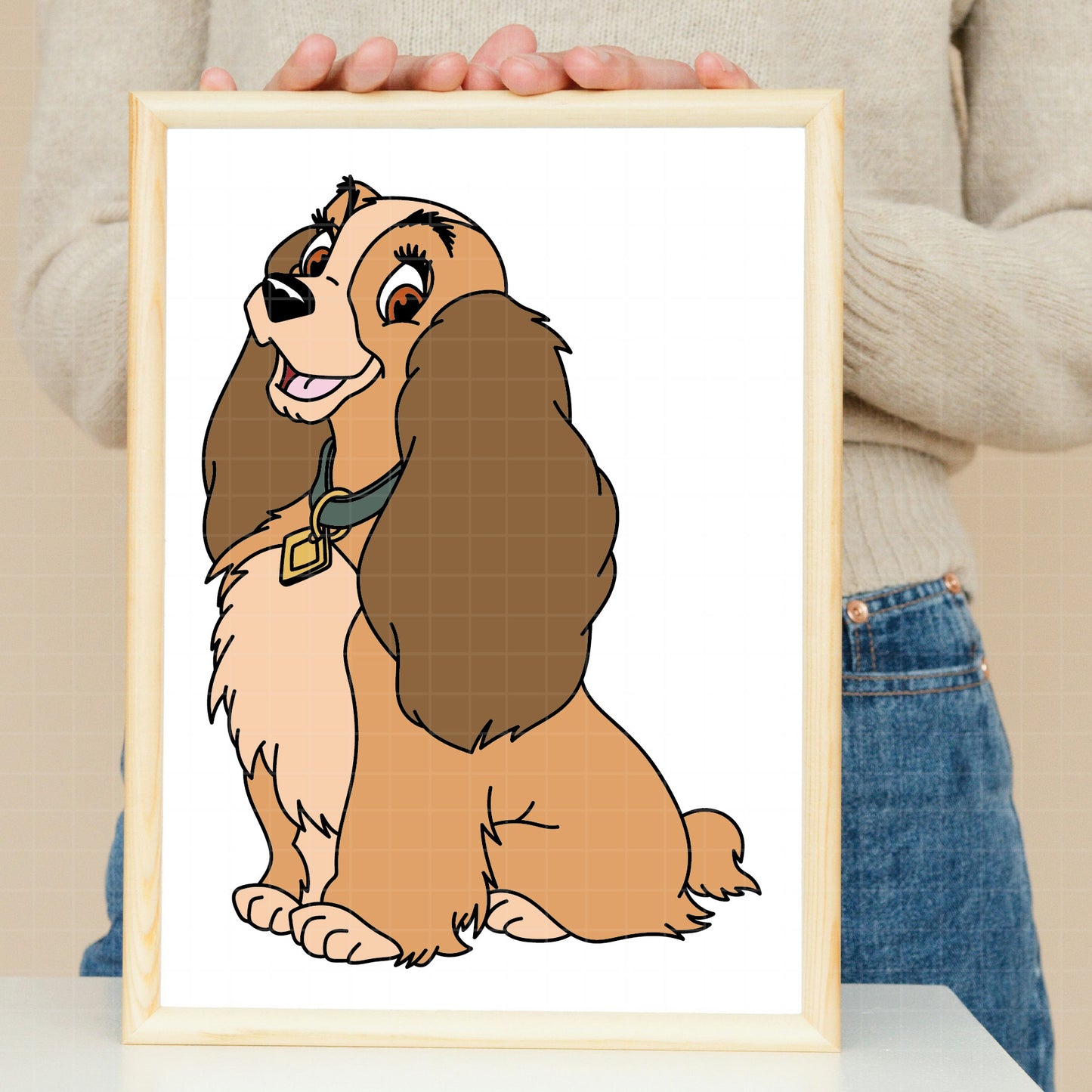 COD3704 - Lady and the Tramp - Digital Download, Instant Download, svg, dxf, eps & png