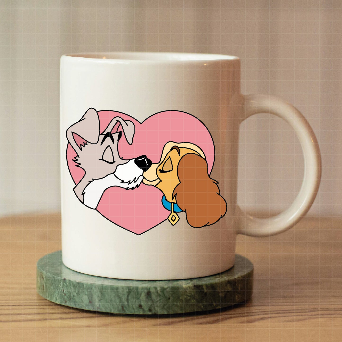 COD3705 - Lady and the Tramp - Digital Download, Instant Download, svg, dxf, eps & png