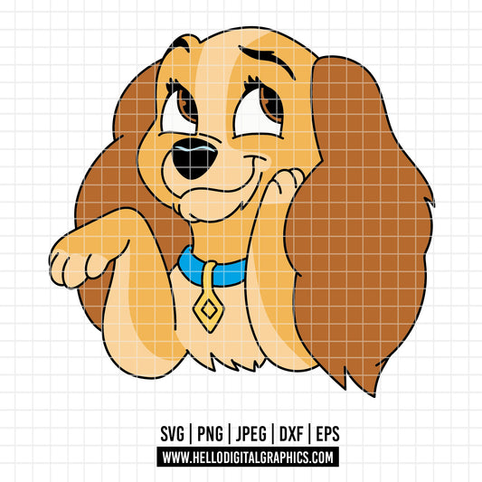 COD3706 - Lady and the Tramp - Digital Download, Instant Download, svg, dxf, eps & png
