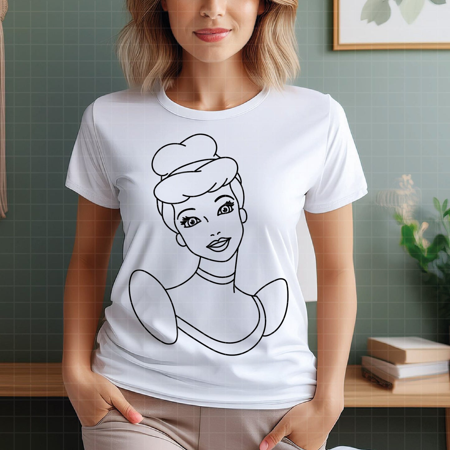 COD3710 - Cinderella svg, Princess svg, Princess for Cricut Silhouette, disney svg