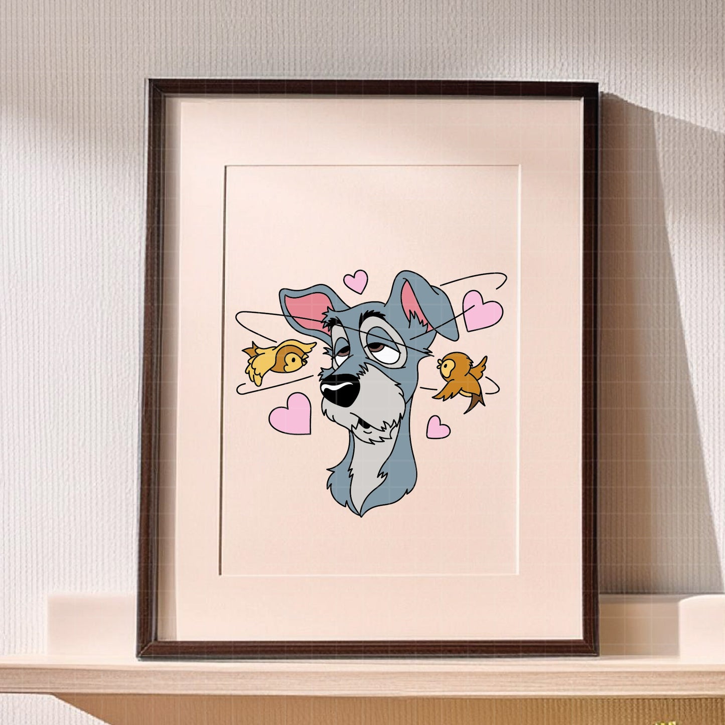 COD3712 - Lady and the Tramp - Digital Download, Instant Download, svg, dxf, eps & png