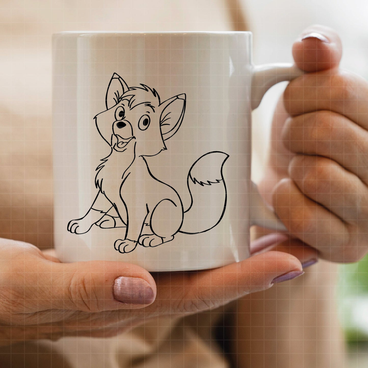 COD3740 - The Fox and the Hound svg, The Fox and the Hound clipart, Disney svg
