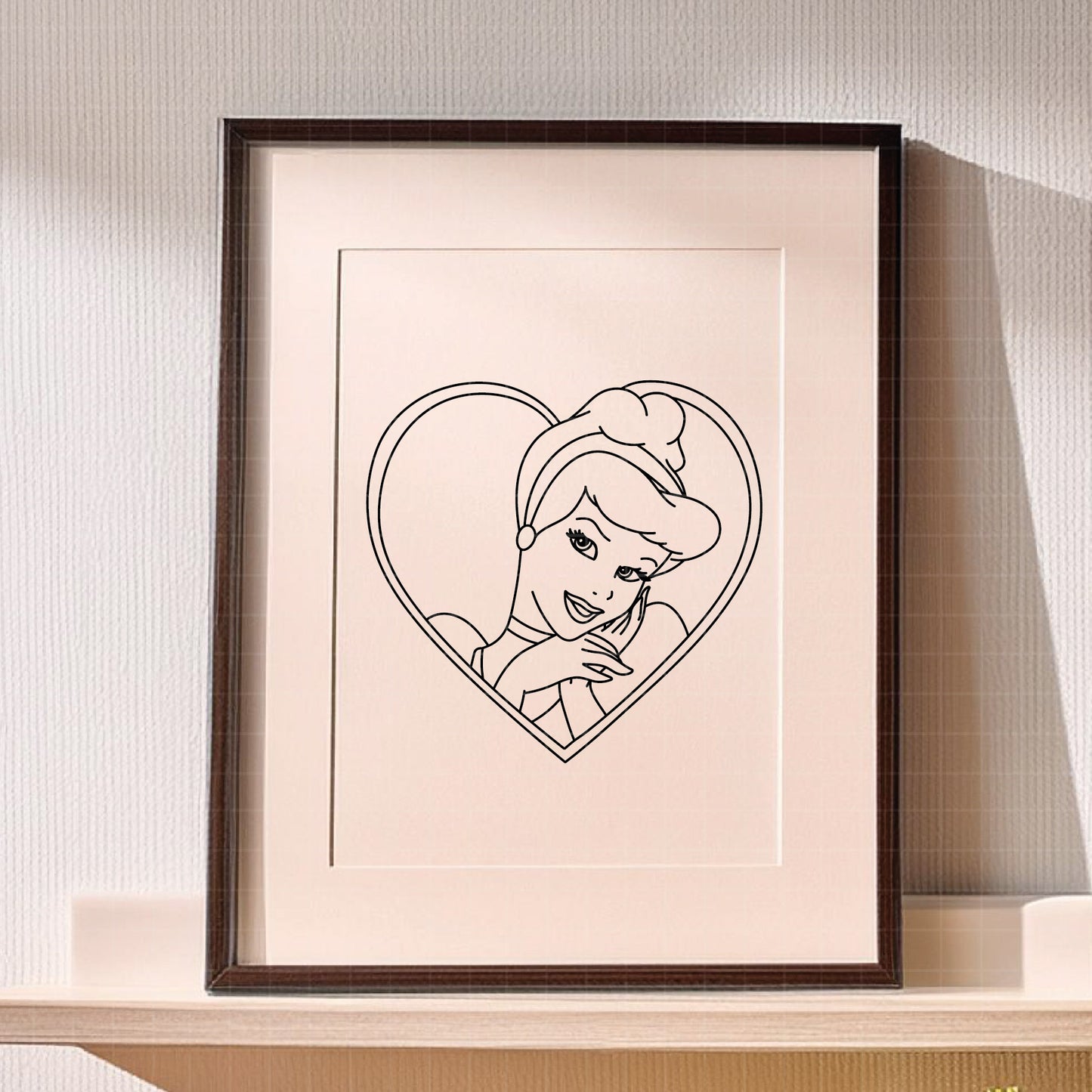 COD3741 - Cinderella svg, Princess svg, Princess for Cricut Silhouette, disney svg