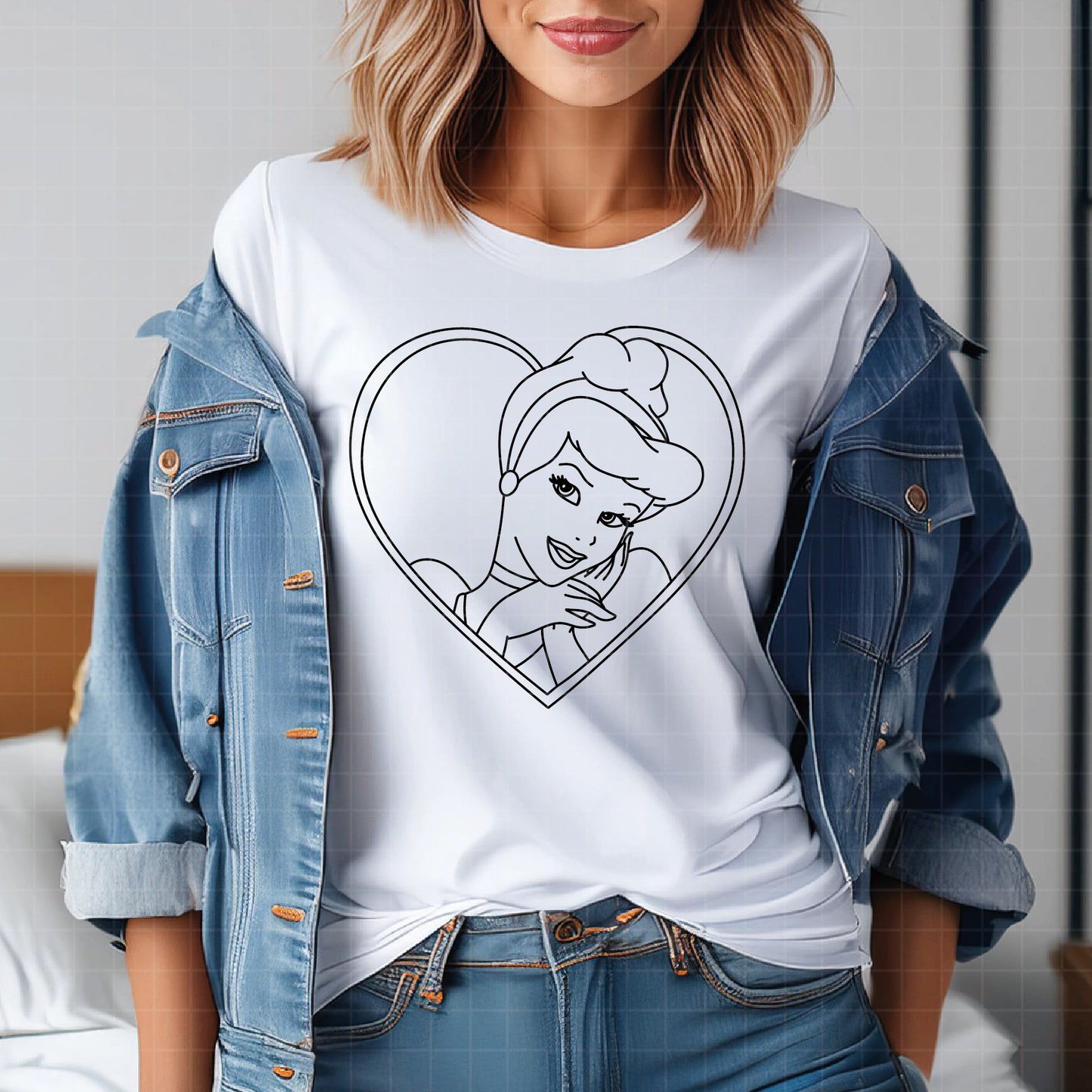 COD3741 - Cinderella svg, Princess svg, Princess for Cricut Silhouette, disney svg