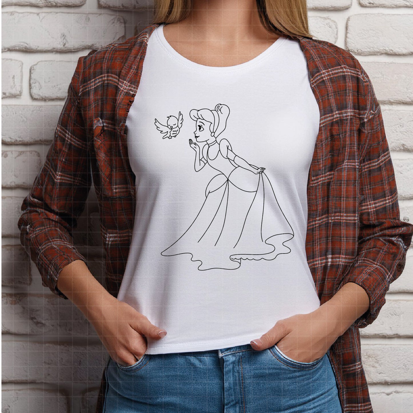 COD3743 - Cinderella svg, Princess svg, Princess for Cricut Silhouette, disney svg