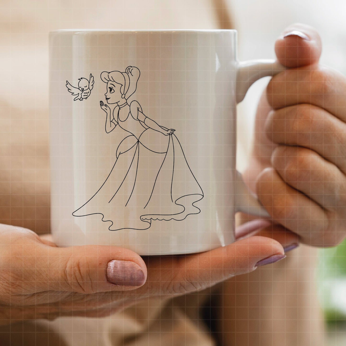 COD3743 - Cinderella svg, Princess svg, Princess for Cricut Silhouette, disney svg
