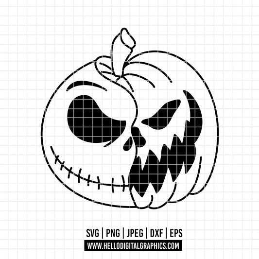 COD3744 - Nightmare Before Christmas svg ,Jack Skellington svg , Halloween svg, Christmas svg