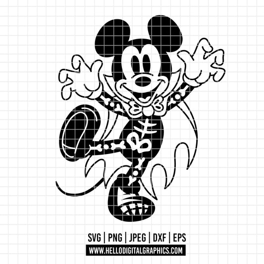 COD3746- Mickey ghost svg, Halloween svg, Mickey svg, Disney svg