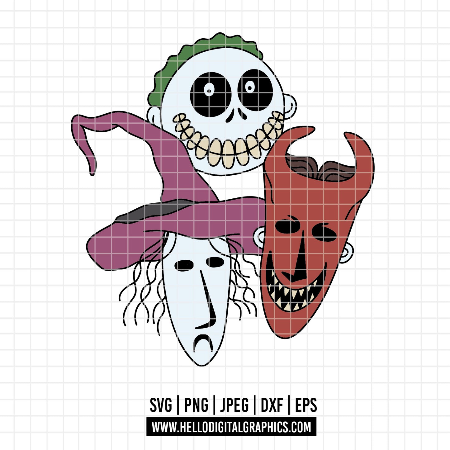 COD3752 - Nightmare Before Christmas svg, Jack Skellington svg, Halloween png