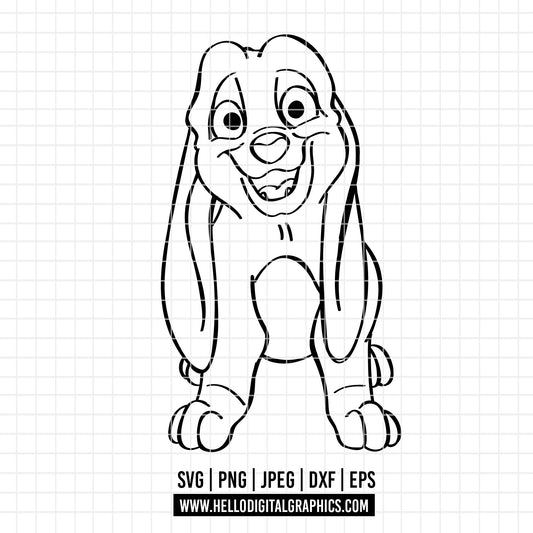 COD3759 - The Fox and the Hound svg, The Fox and the Hound clipart, Disney svg