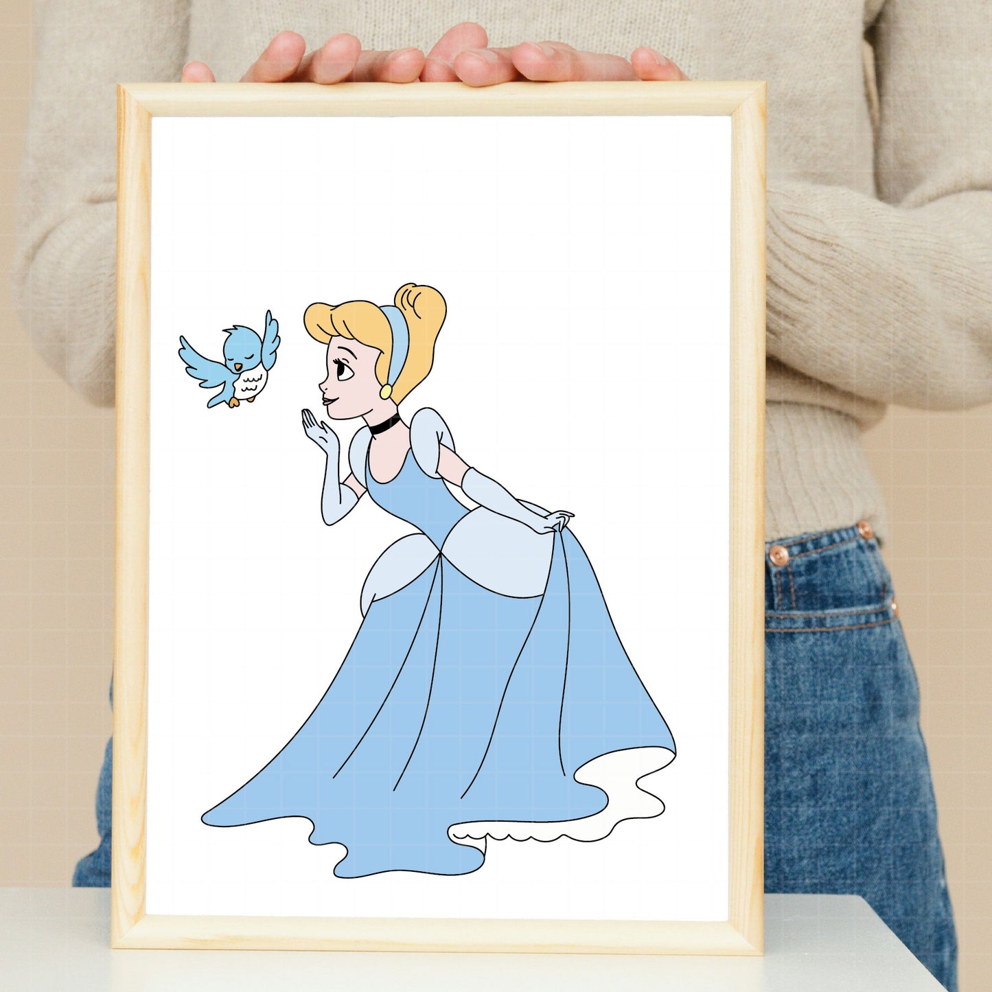 COD3762 - Cinderella svg, Princess svg, Princess for Cricut Silhouette, disney svg