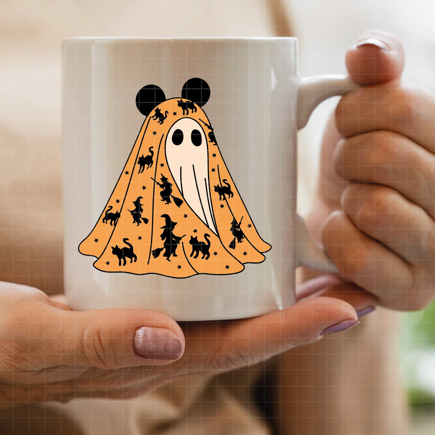 COD3765 - Mickey ghost svg, Halloween svg, Mickey svg, Disney svg