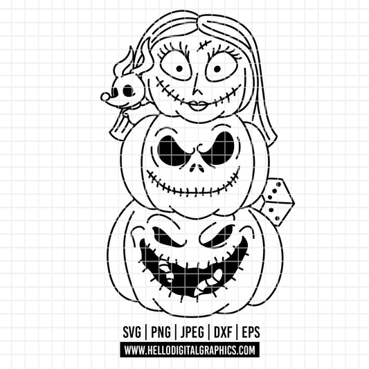 COD3773 - Nightmare Before Christmas svg, Jack Skellington svg, Halloween png