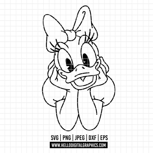 COD3785 - Daisy halloween svg, Disney svg, disneyland t shirt svg, Disney svg