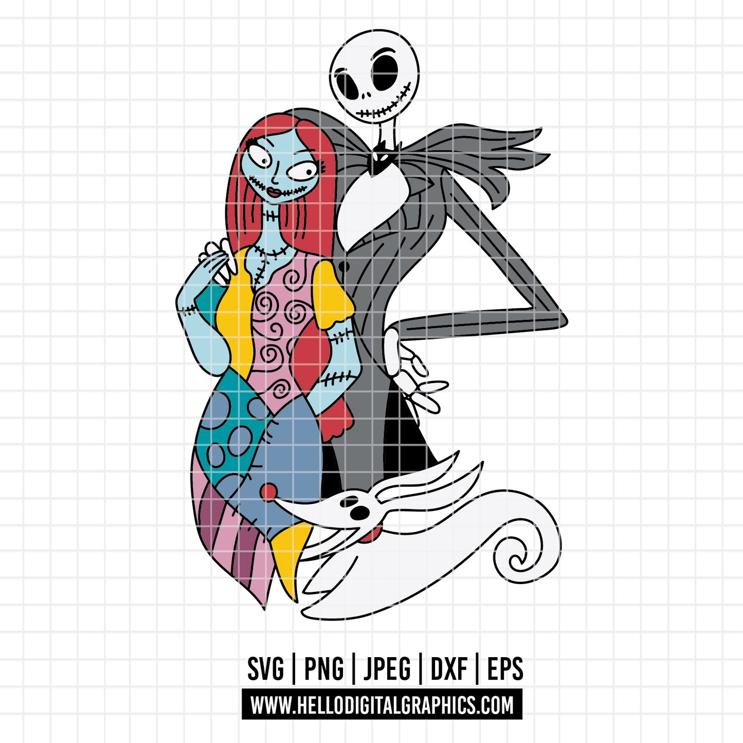 COD3789 - Nightmare Before Christmas svg, Jack Skellington svg, Halloween png