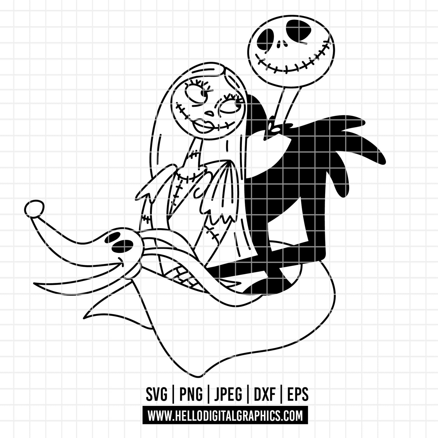 COD3791 - Nightmare Before Christmas svg, Jack Skellington svg, Halloween png