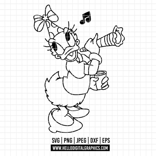 COD3793 - Daisy svg, Disney svg, disneyland t shirt svg, Disney svg