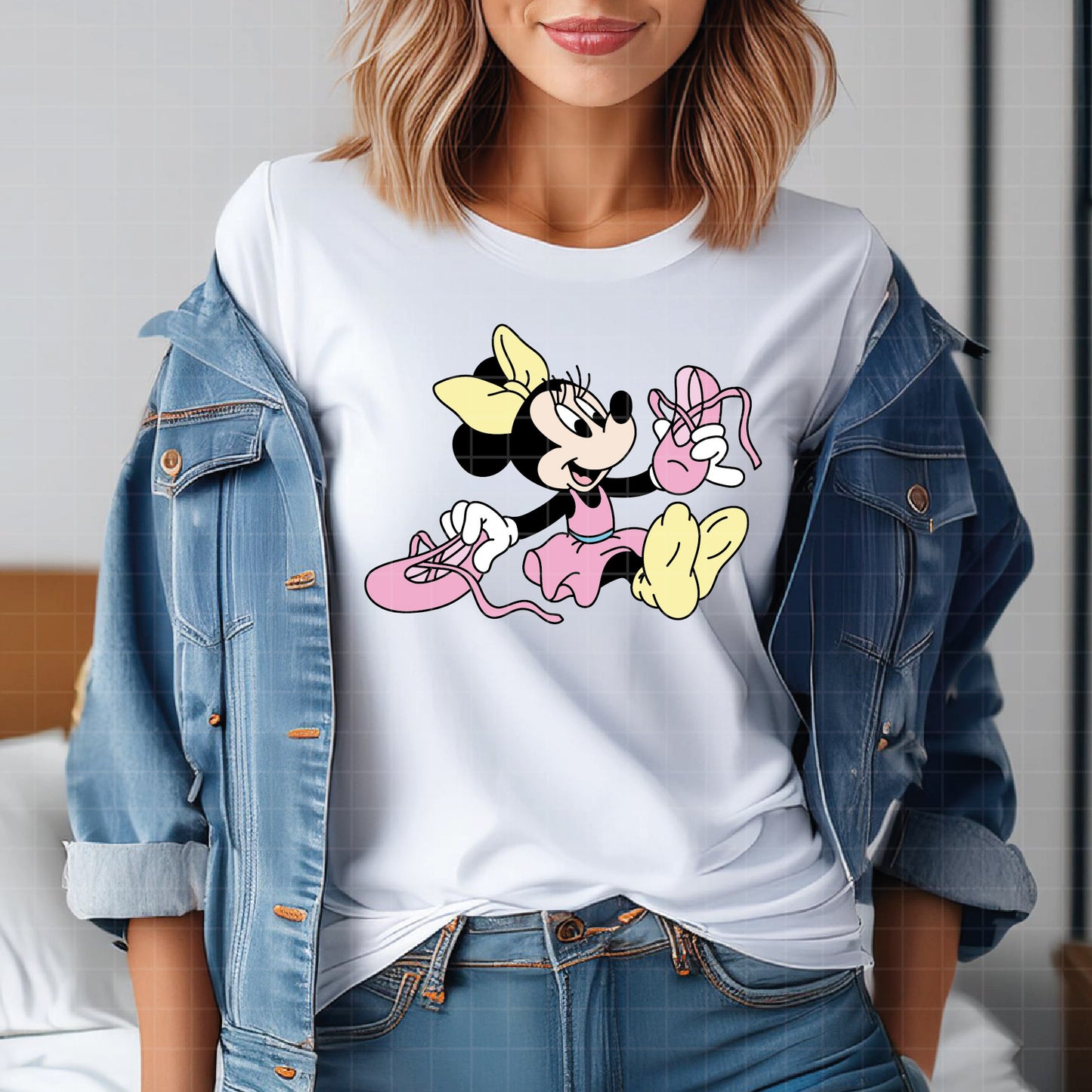 COD3802 - Minnie ballet svg, Disney ballet  svg, disneyland t shirt svg, Disney svg, dtf, sublimation