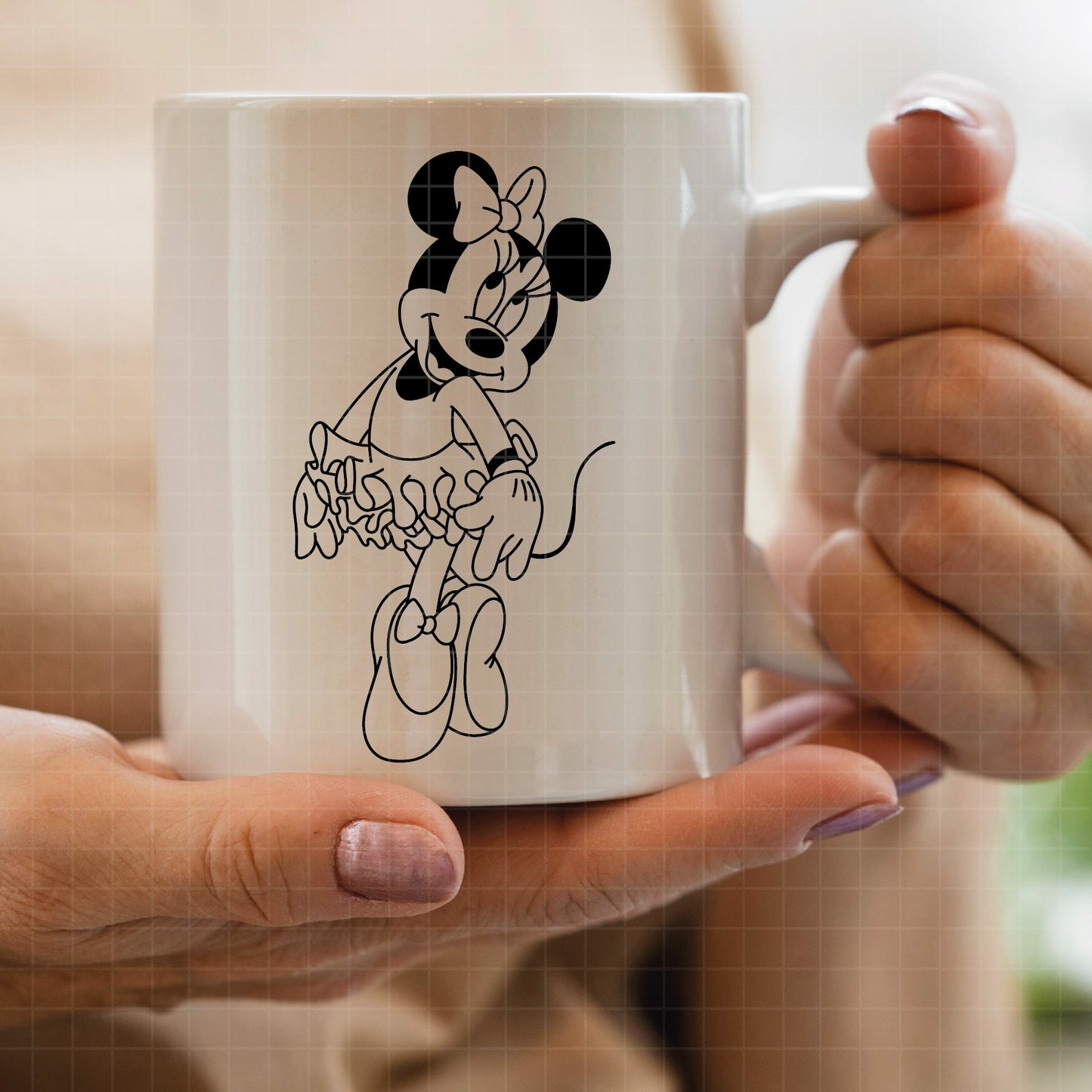 COD3803 - Minnie ballet svg, Disney ballet  svg, disneyland t shirt svg, Disney svg, dtf