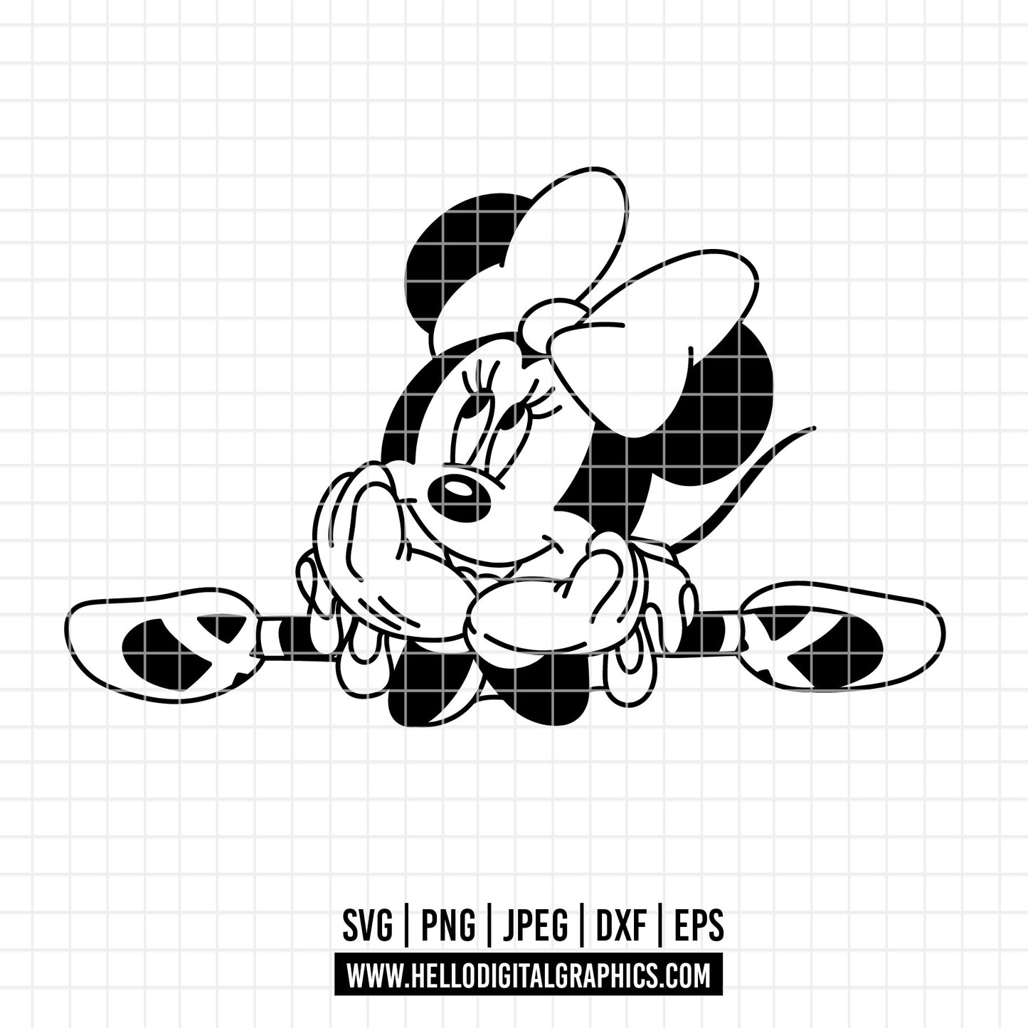 COD3804 - Minnie ballet svg, Disney ballet  svg, disneyland t shirt svg, Disney svg, dtf
