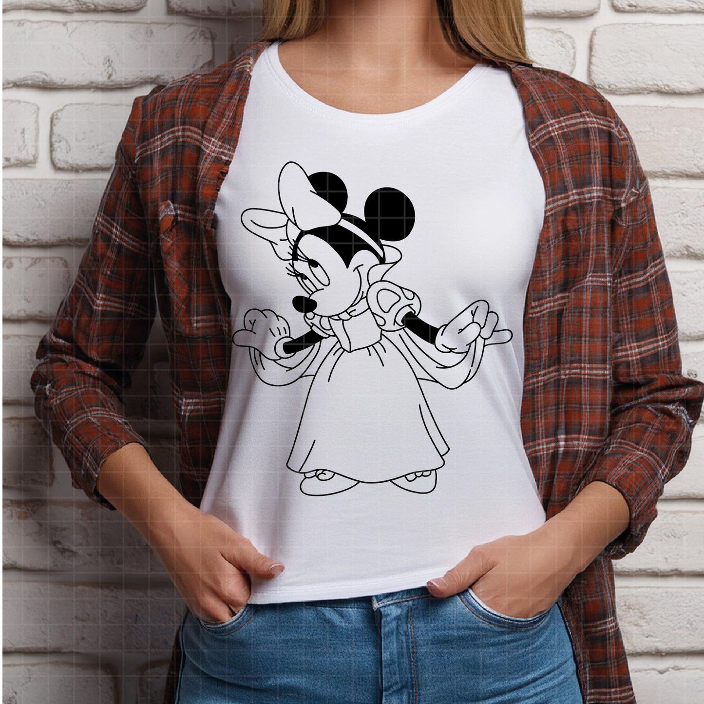 COD3806 - Minnie Snow White png, Princess png, Snow White and the Seven Dwarfs png