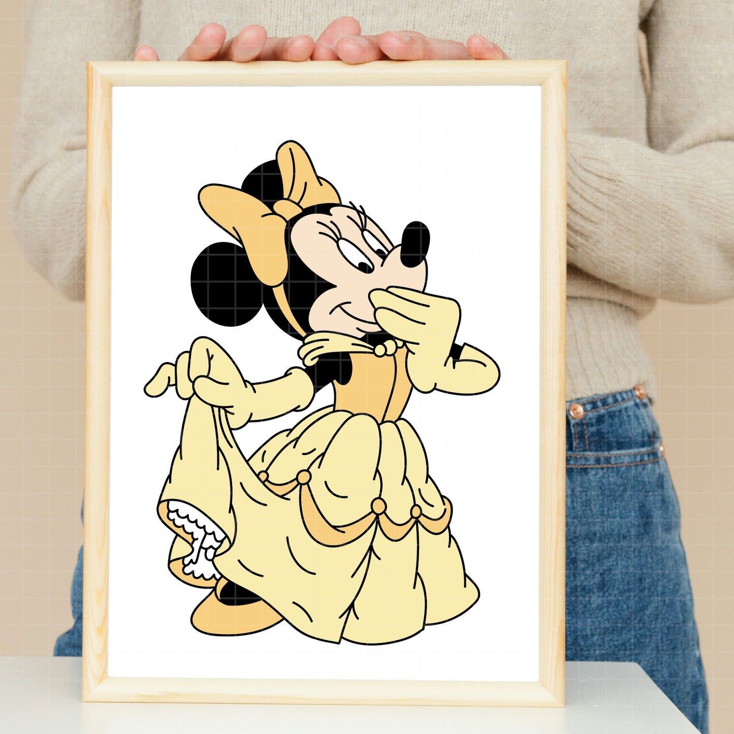 COD3807 - Minnie belle svg, Minnie svg, Spring svg, Disney svg, disneyland t shirt svg, Disney svg