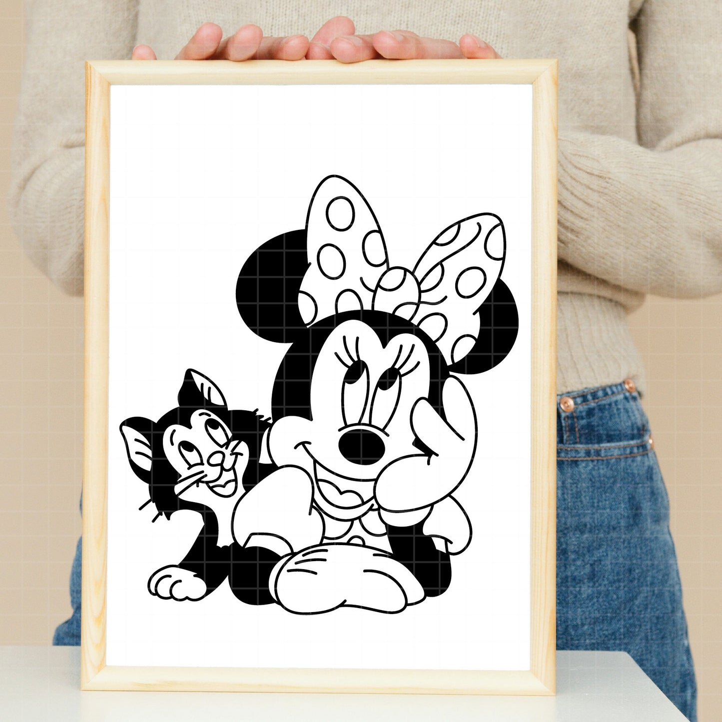COD3814 - Minnie svg, Disney svg, disneyland t shirt svg, Disney svg, dtf, sublimation