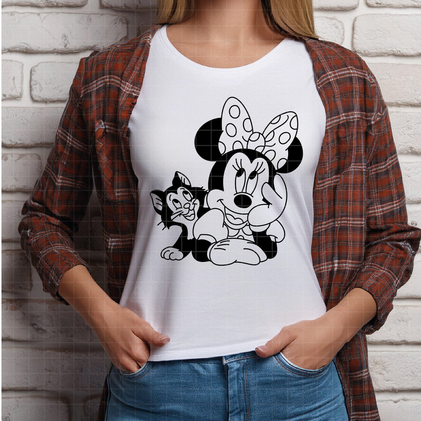 COD3814 - Minnie svg, Disney svg, disneyland t shirt svg, Disney svg, dtf, sublimation