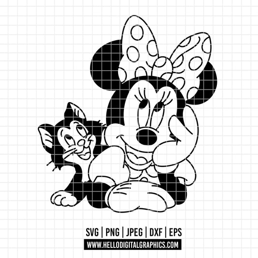 COD3814 - Minnie svg, Disney svg, disneyland t shirt svg, Disney svg, dtf, sublimation