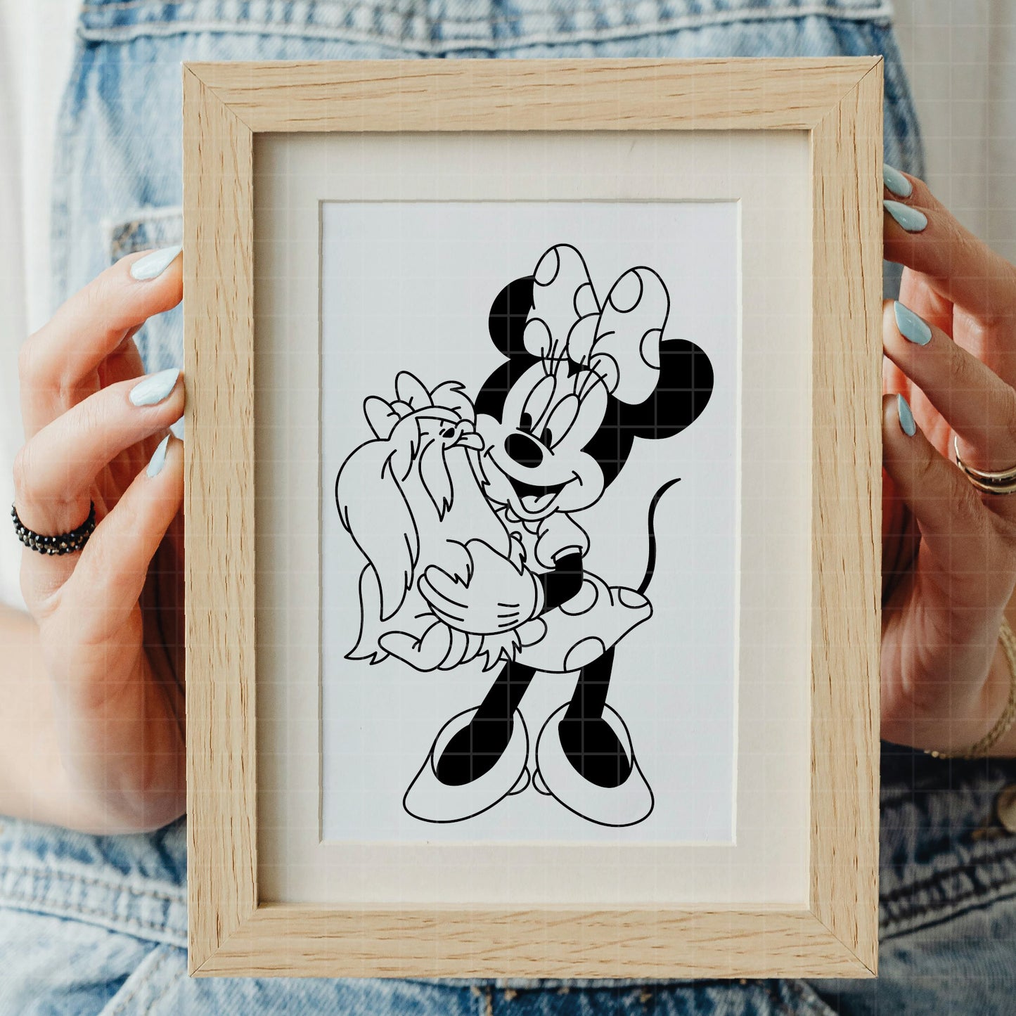 COD3816 - Minnie svg, Disney svg, disneyland t shirt svg, Disney svg, dtf, sublimation