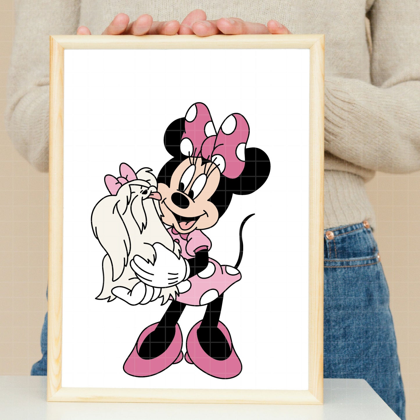 COD3817 - Minnie svg, Disney svg, disneyland t shirt svg, Disney svg, dtf, sublimation