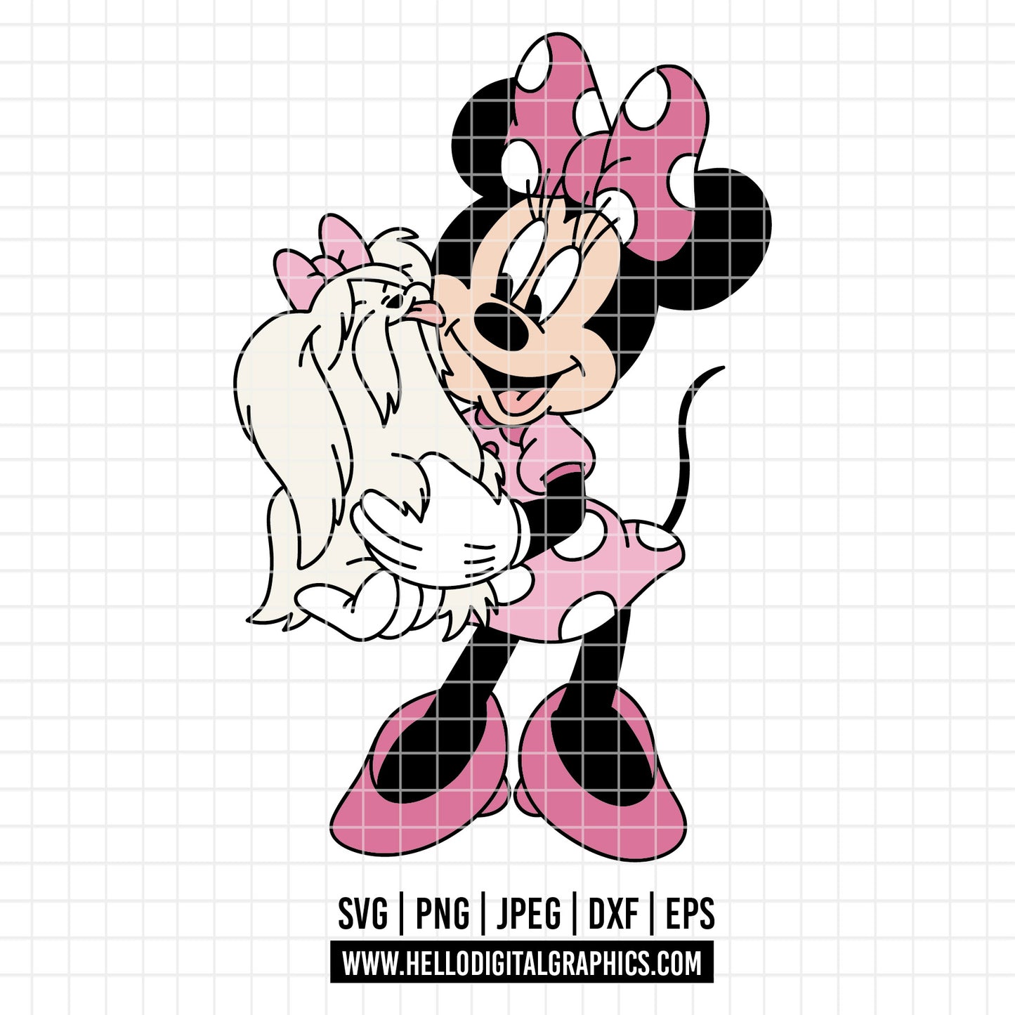 COD3817 - Minnie svg, Disney svg, disneyland t shirt svg, Disney svg, dtf, sublimation