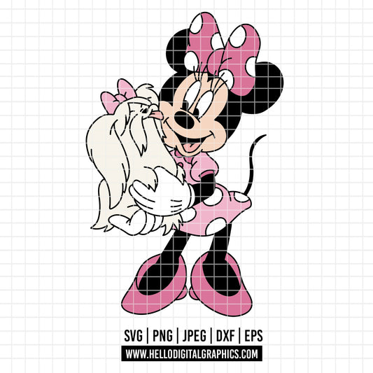 COD3817 - Minnie svg, Disney svg, disneyland t shirt svg, Disney svg, dtf, sublimation