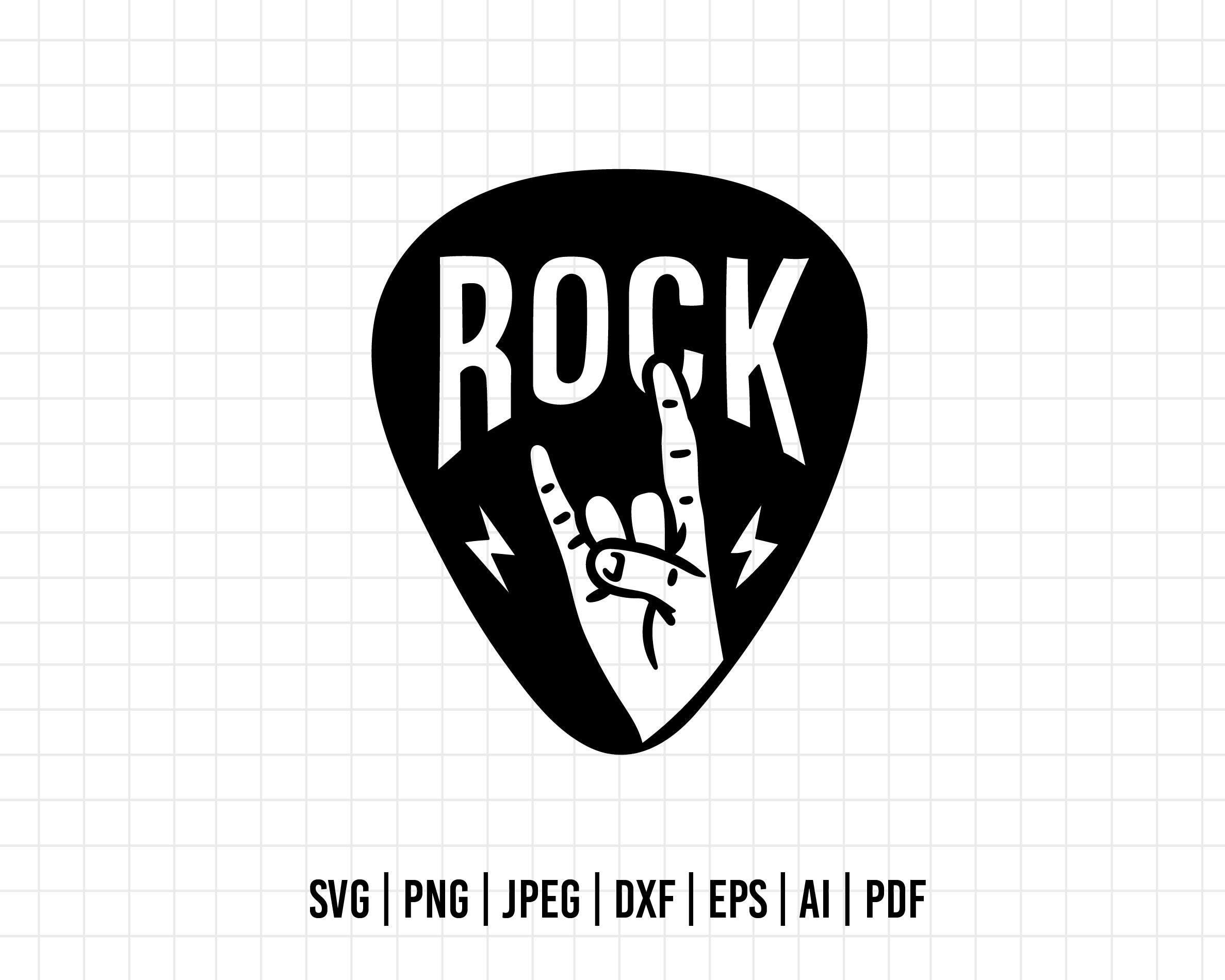 COD382- Rock svg, rock music, guitar svg, music svg – Hello