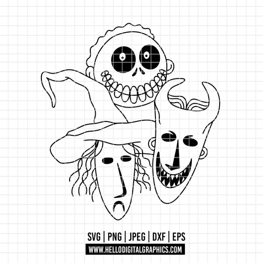 COD3822 - Nightmare Before Christmas svg, Jack Skellington svg, Halloween png