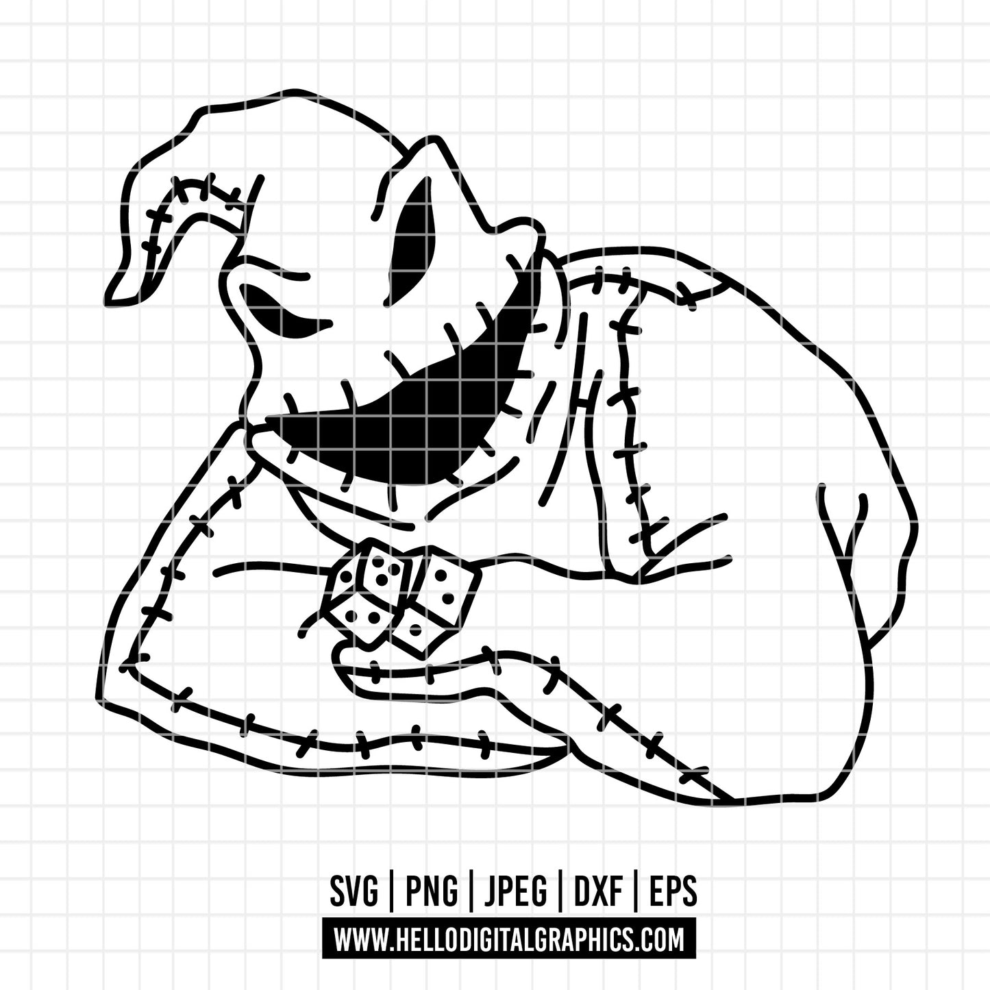 COD3824 - Nightmare Before Christmas svg, Jack Skellington svg, Halloween png