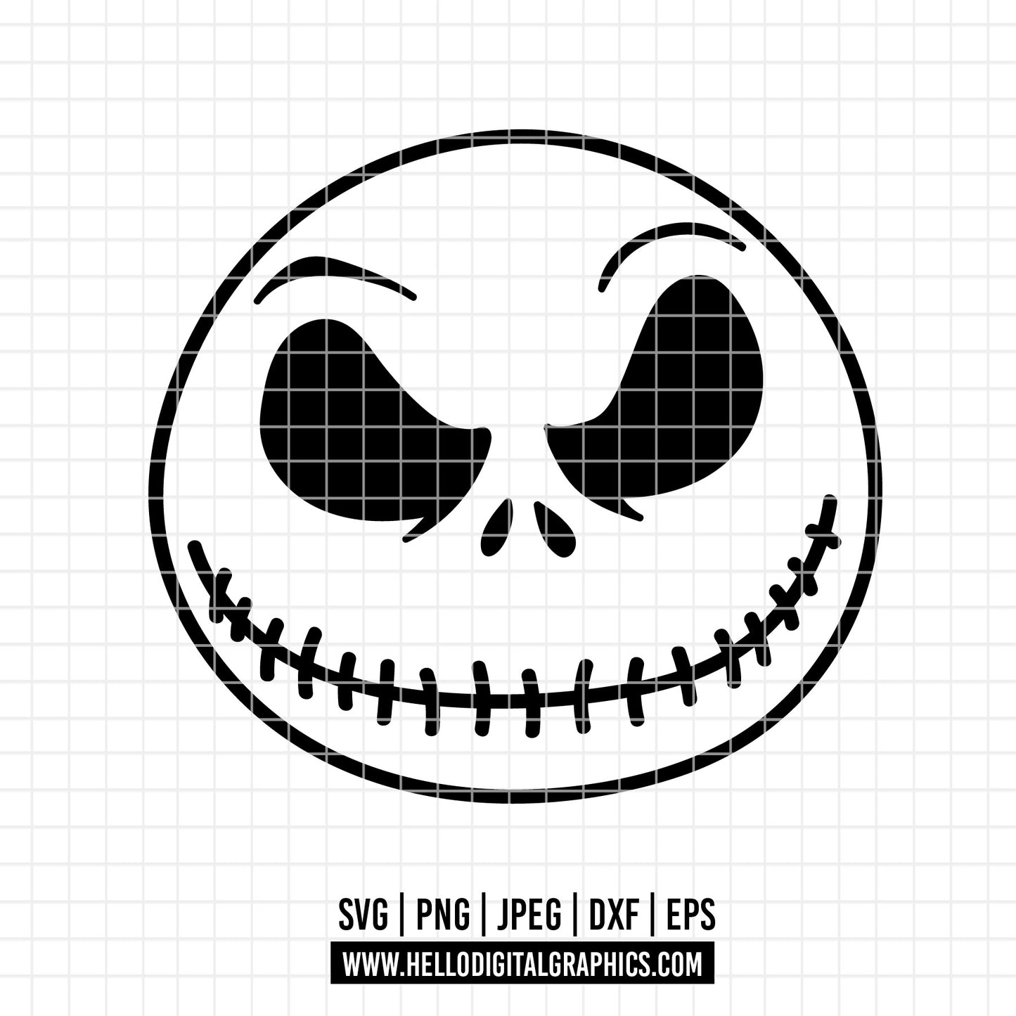 COD3827 - Nightmare Before Christmas svg, Jack Skellington svg, Halloween png
