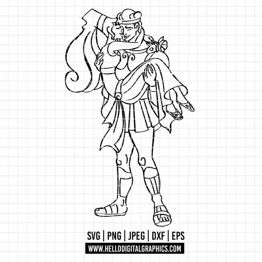COD3831 - Hercules movie SVG, EPS, PNG File, Cricut, Digital, Printable, Hercules svg