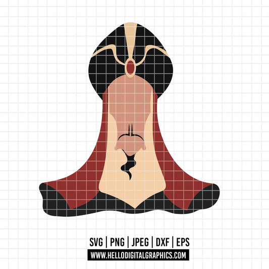 COD3833 - Jasmine Svg, Princess Svg, Indian Princess svg, Arabian Princess SVG, Aladdin svg, Princess svg, silhouette svg